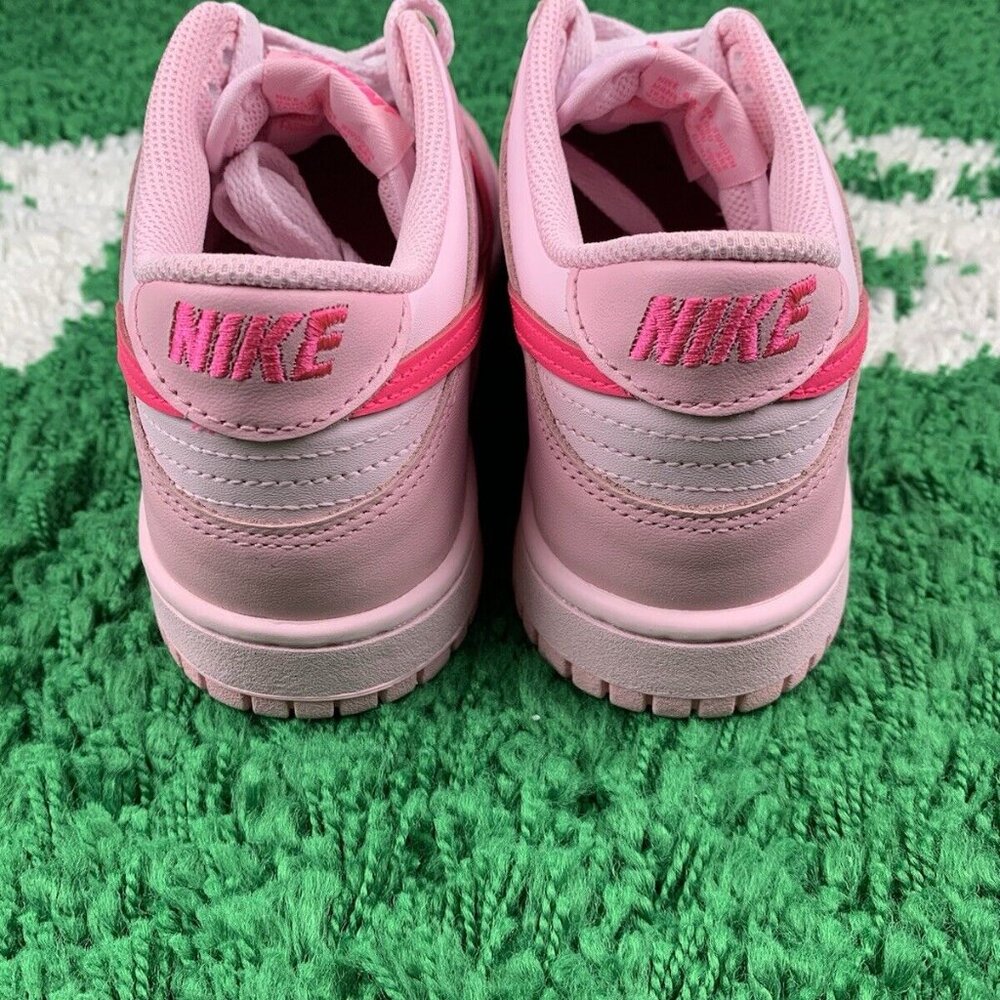 Nike Dunk Low GS Triple Pink size 6Y Women’s size 7.5 NEW DH9765-600 - Picture 5 of 12